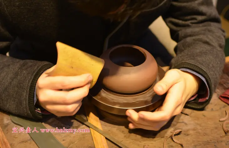 制作紫砂壶示意图