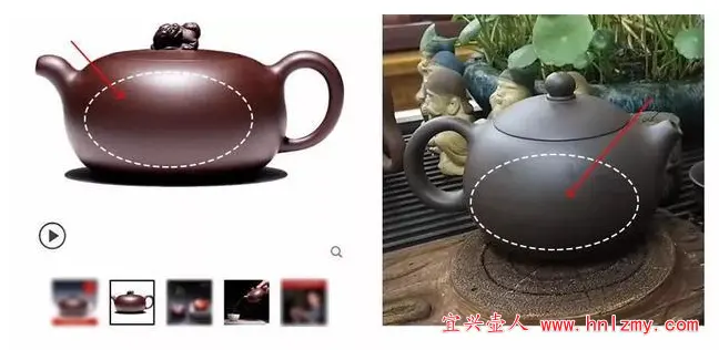 网店紫砂壶也能看到机车壶痕迹