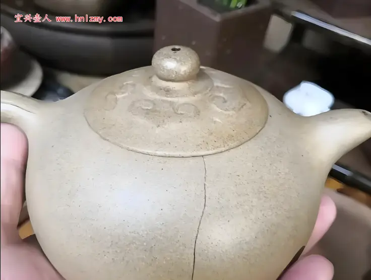 紫砂壺開裂示意圖